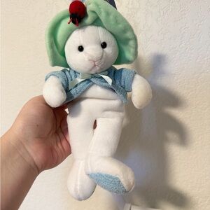 Plushland March Of Dimes Ladybug Bunny Plush Stuffed Animal Cottage Core Granny